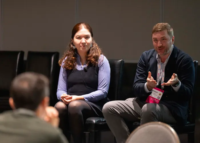 Gulnaz Kordanova and Shawn Wolfe presenting at PIE Live North America