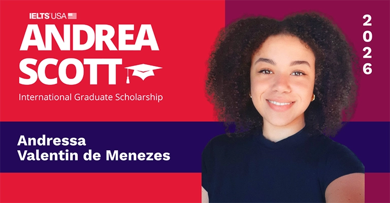 Andressa Valentin de Menezes – 2026 Andrea Scott International Graduate Scholarship