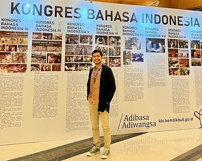 Rahmad Adi Wijaya at 12th Indonesian Language Congress in 2023
