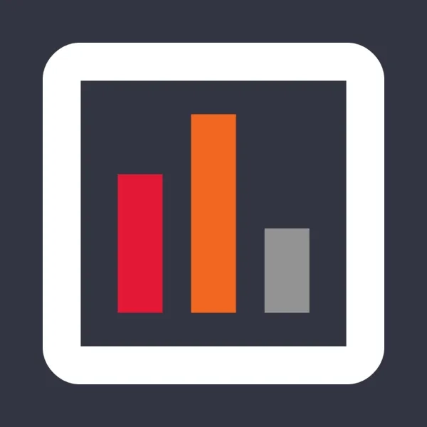 IELTS data analytics chart icon rectangle
