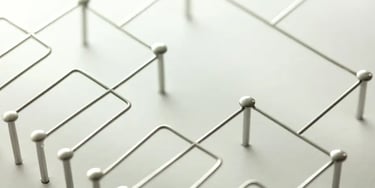 Organisation structure network concept