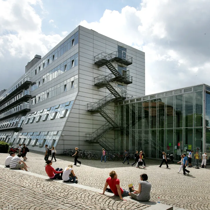 Modern university campus