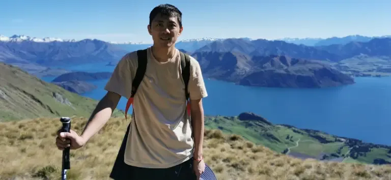 IDP IELTS test taker Liwei outdoors