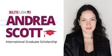 Svitlana Dyl - Andrea Scott International Graduate Scholarship winner 2025