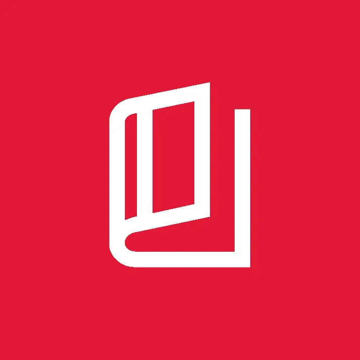 IELTS Reading test book icon red